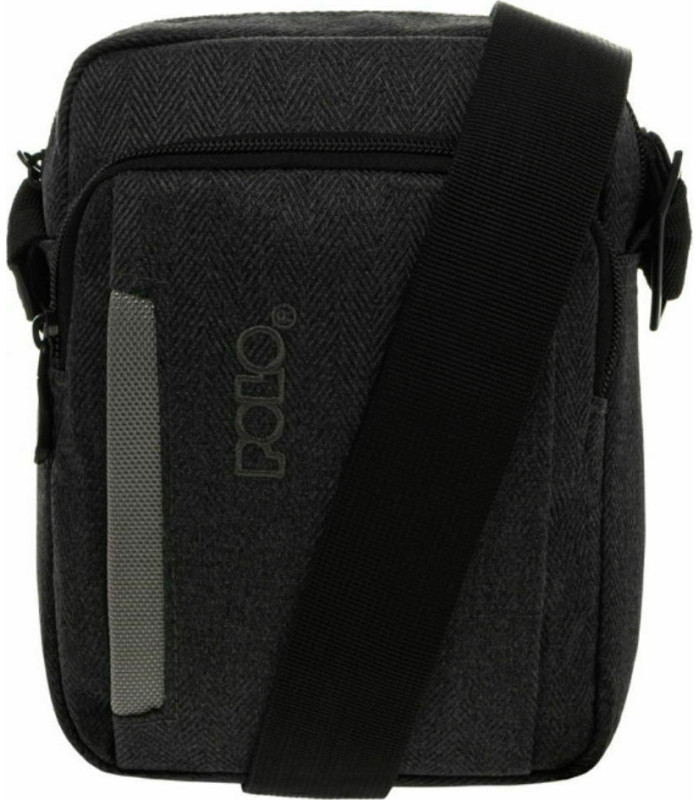 Τσάντα Ώμου Χιαστί Polo X-Case Small Μαύρη | tokatlis.gr