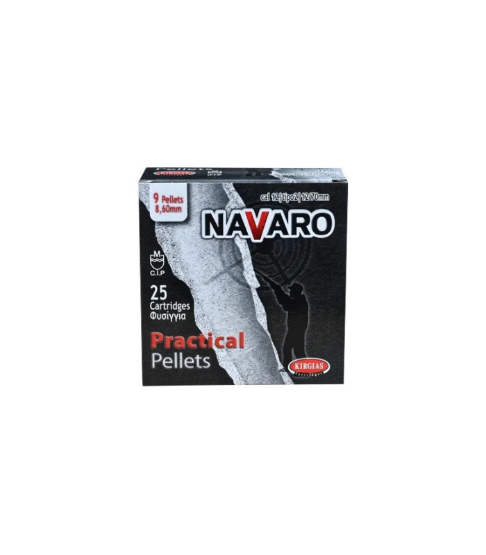 Φυσίγγια Navaro Practical 9βολα CAL 12 | tokatlis.gr