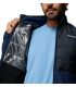 Columbia Ανδρική Ζακέτα Basin Butt Full Zip Fleece II Collegiate Navy, Black | tokatlis.gr