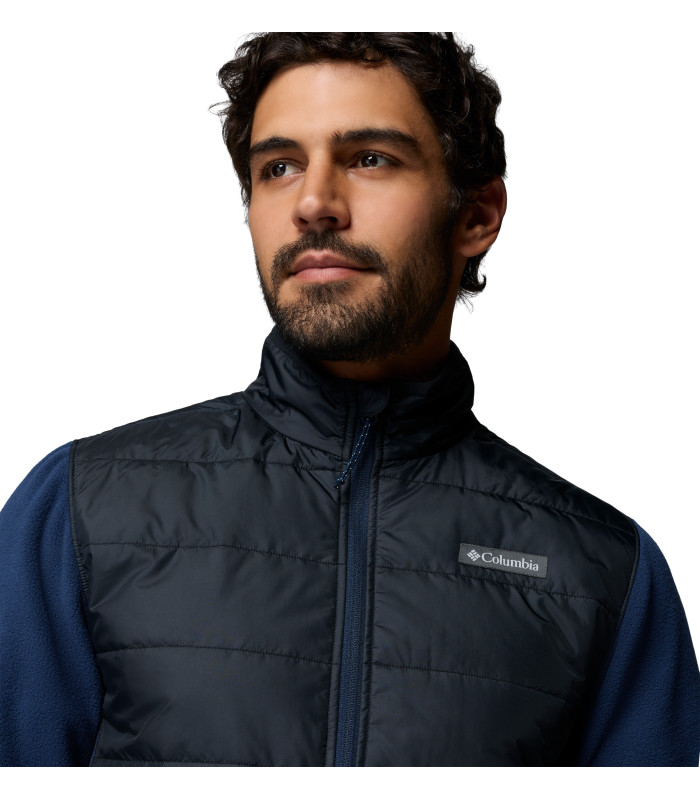 Columbia Ανδρική Ζακέτα Basin Butt Full Zip Fleece II Collegiate Navy, Black | tokatlis.gr