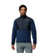 Columbia Ανδρική Ζακέτα Basin Butt Full Zip Fleece II Collegiate Navy, Black | tokatlis.gr