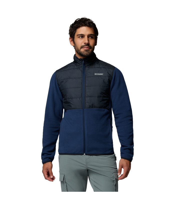 Columbia Ανδρική Ζακέτα Basin Butt Full Zip Fleece II Collegiate Navy, Black | tokatlis.gr