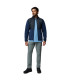 Columbia Ανδρική Ζακέτα Basin Butt Full Zip Fleece II Collegiate Navy, Black | tokatlis.gr