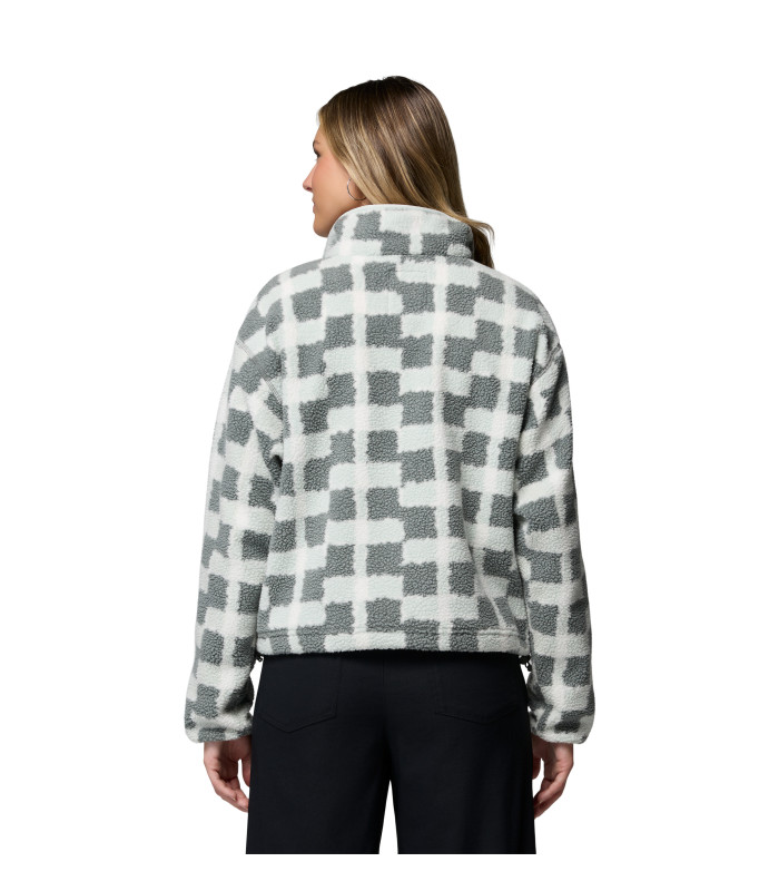 Columbia Γυναικεία Μπλούζα Helvetia™ II Printed Cropped Half Snap Fleece Jacket - tokatlis.gr