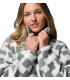 Columbia Γυναικεία Μπλούζα Helvetia™ II Printed Cropped Half Snap Fleece Jacket - tokatlis.gr
