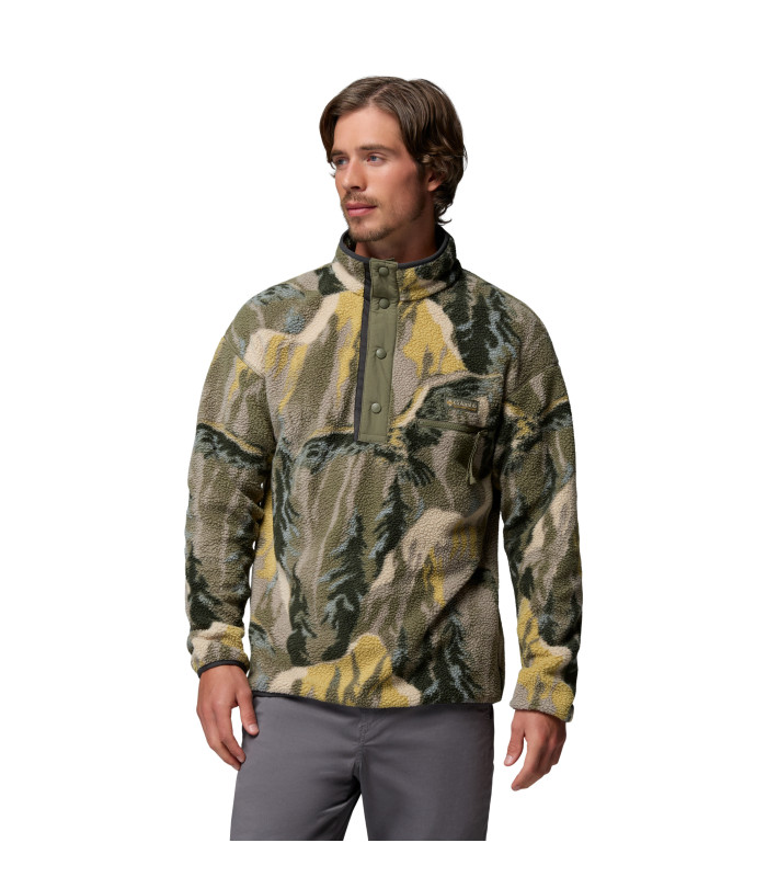 Columbia Ανδρική Μπλούζα Helvetia II Printed Half Snap Fleece - tokatlis.gr