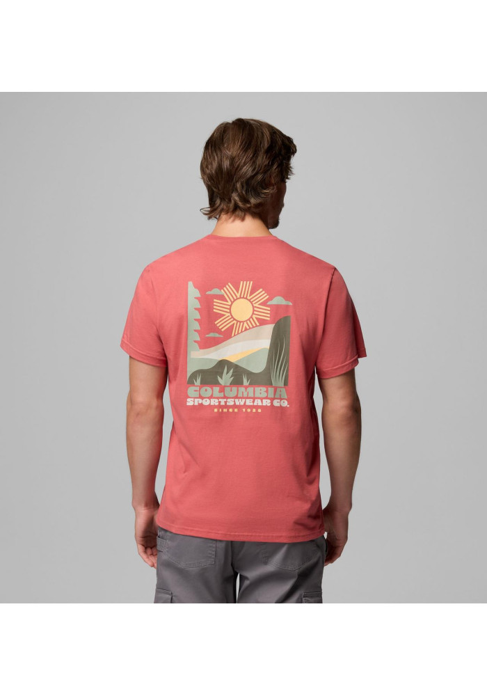 Columbia Ανδρικό Μπλουζάκι CSC Outdoor Organic Cotton Ancient Fossil, Shining Sandscape | tokatlis.gr