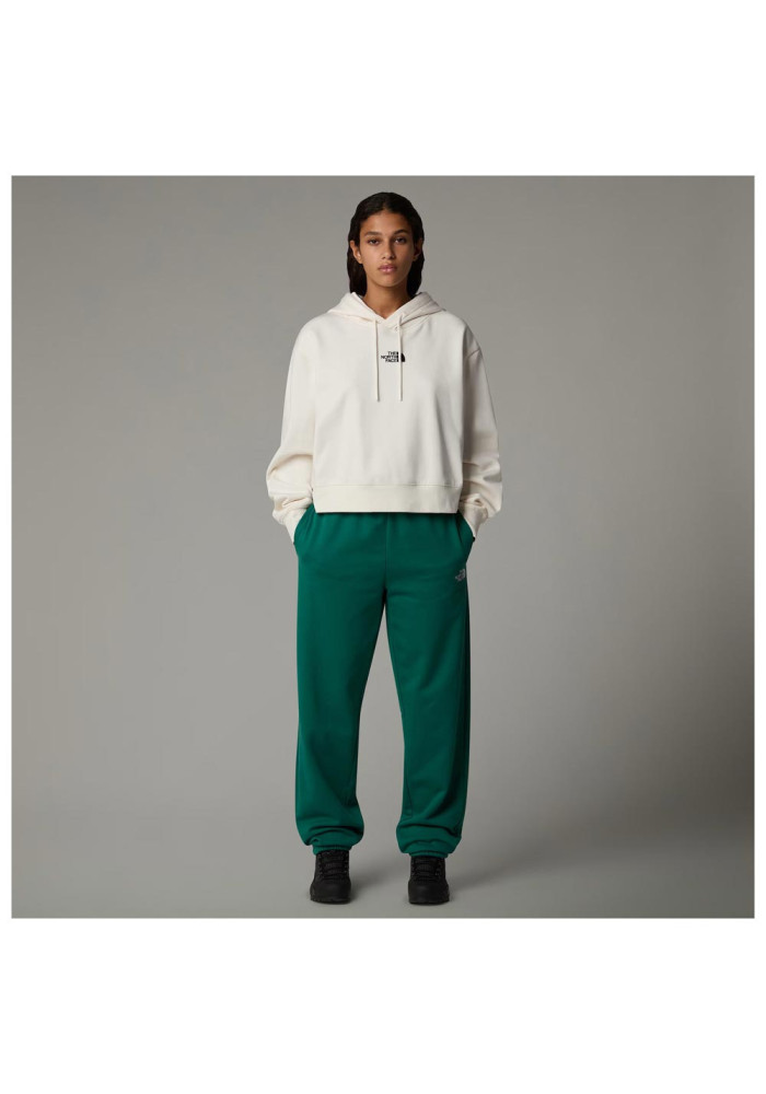 The North Face Γυναικεία Μπλούζα Essential Crop Hoodie White Dune - tokatlis.gr