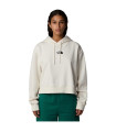 The North Face Γυναικεία Μπλούζα Essential Crop Hoodie White Dune