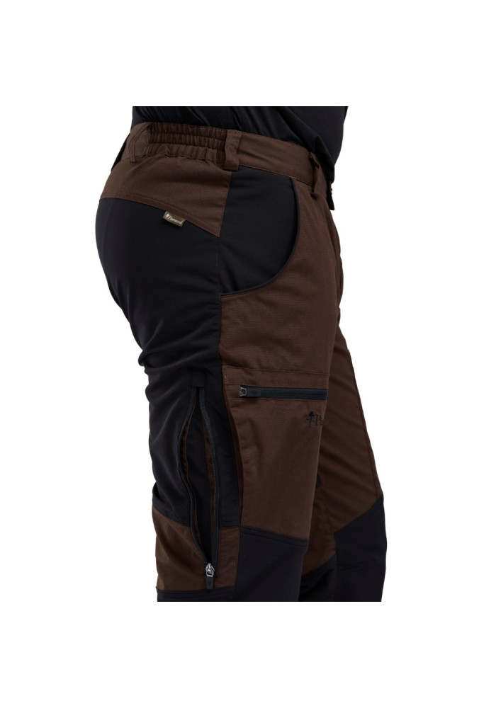 Pinewood Ανδρικό Παντελόνι Caribou Dark Brown/Black | tokatlis.gr