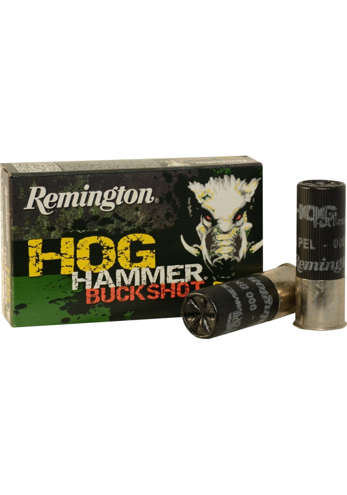 Φυσίγγια Remington Hog Hammer Buckshot 8βολα 5τμχ | tokatlis.gr