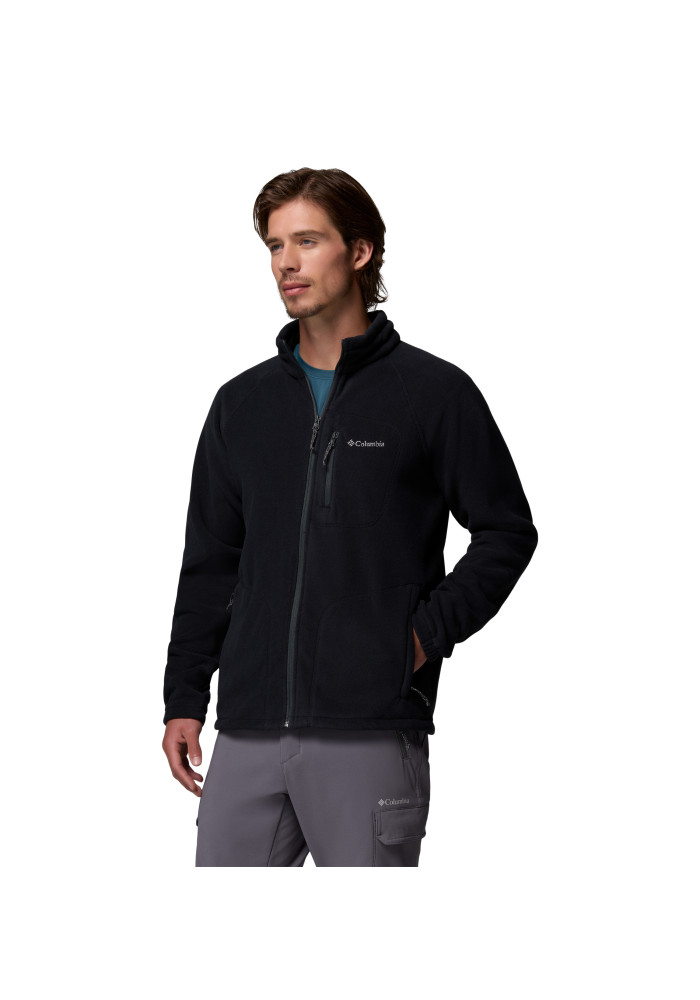 Columbia Ανδρική Ζακέτα Fast Trek II Full Zip Fleece Black - tokatlis.gr