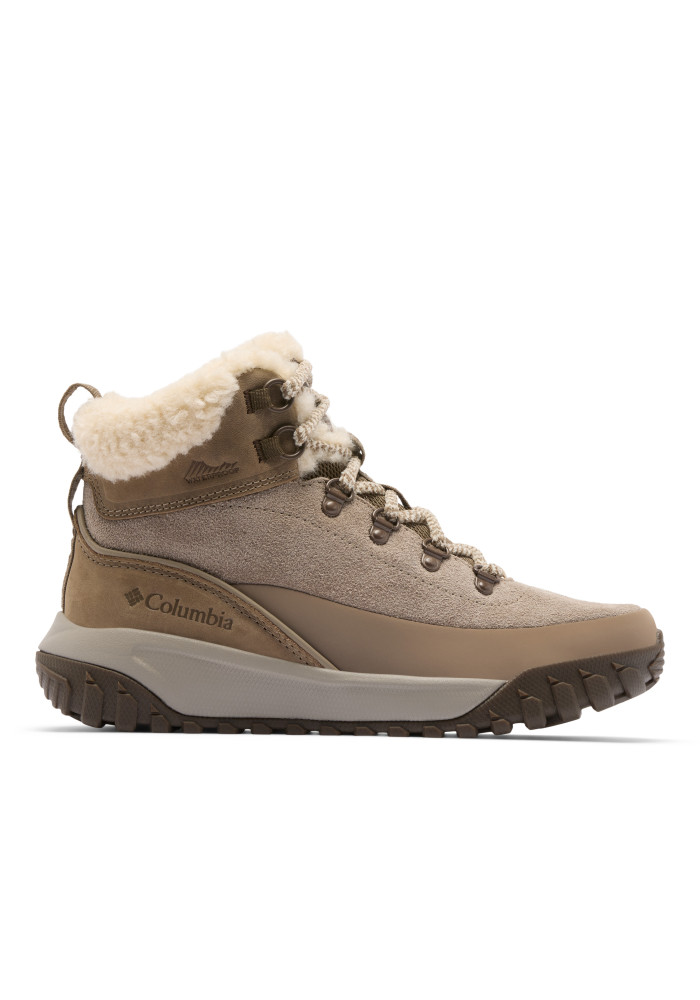 Γυναικείο αδιάβροχο χειμερινό μποτάκι Columbia Burnsider Cozy Mid από σουέτ με ζεστή επένδυση shearling