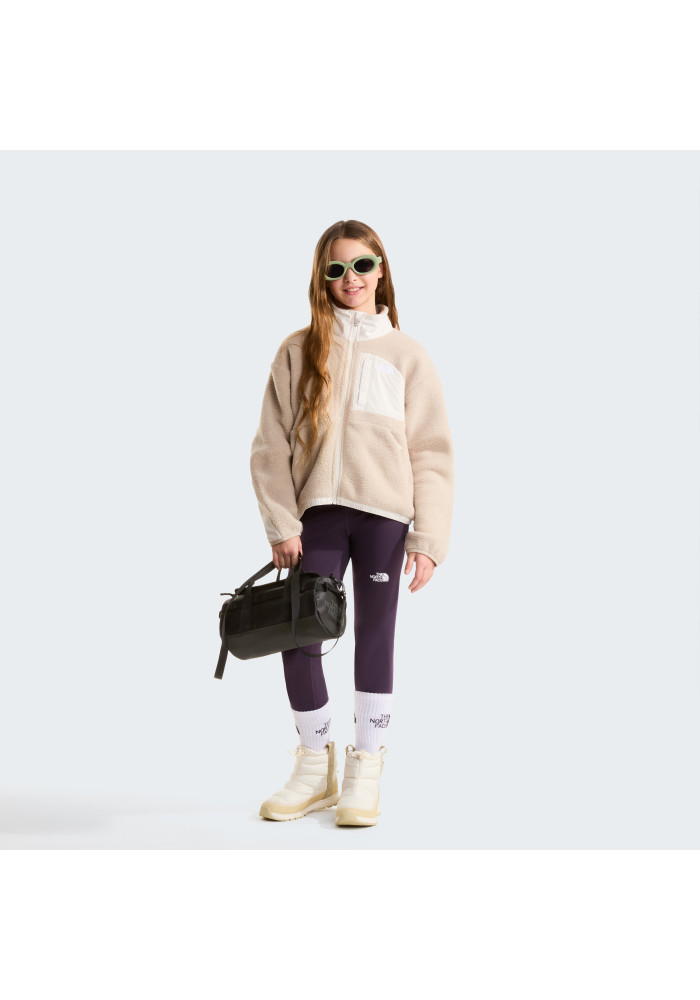 Κοριτσίστικη fleece ζακέτα The North Face Girls’ Yumiori Off-Peak Fleece Jacket με όρθιο γιακά και τσέπες με φερμουάρ