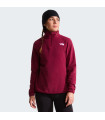 The North Face Γυναικεία Μπλούζα Glacier 1/4 Zip Fleece Burgundy Crush