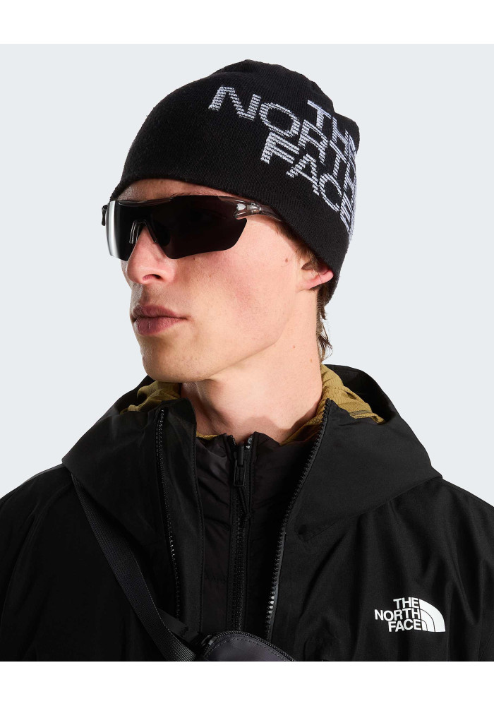 Unisex χειμερινός σκούφος διπλής όψης The North Face Reversible Highline Beanie με λογότυπο