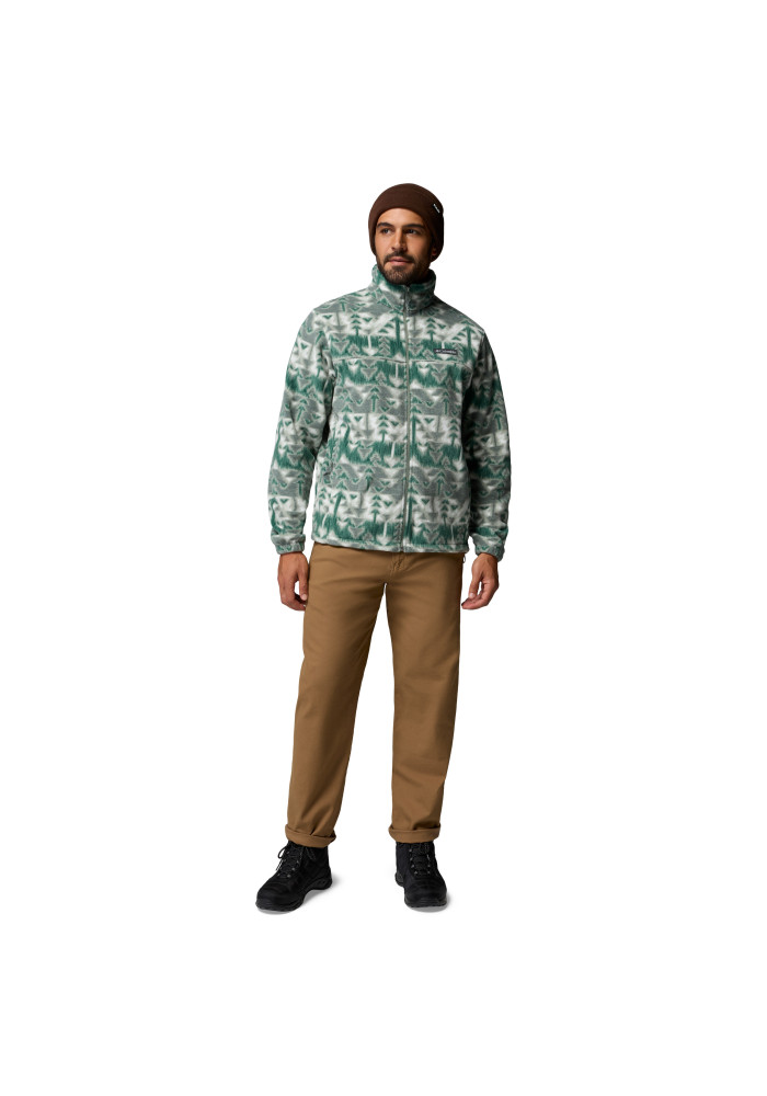 Ανδρική ζακέτα fleece Columbia Steens Mountain™ Printed Fleece Jacket με μοτίβο Ancient Fossil Sketchup και ψηλό γιακά