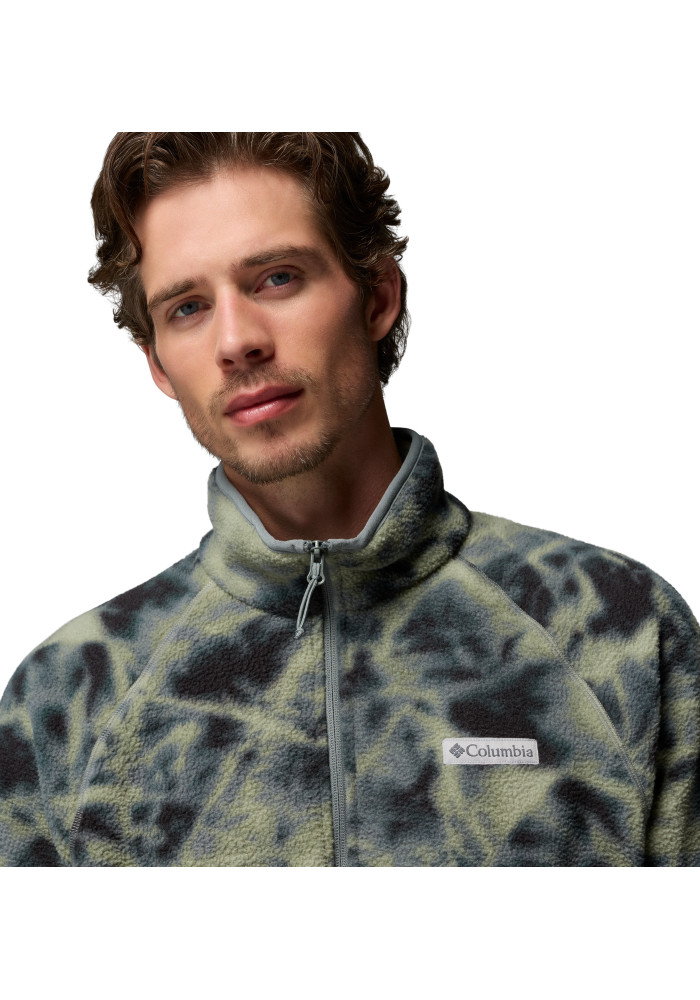 Columbia Timber Crest MTR Printed Half Zip Ανδρικό Sherpa Fleece | tokatlis.gr