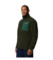 Columbia Ανδρική Ζακέτα Jasper Ridge Pebbled Fleece Greenscape, Rain Forest