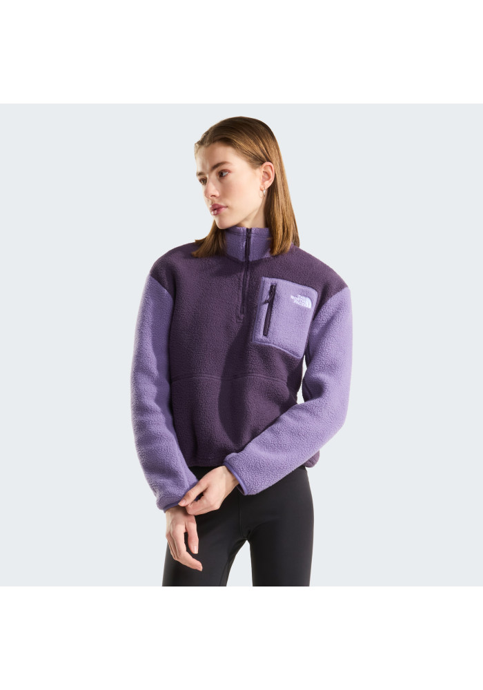 Γυναικεία μπλούζα fleece The North Face Women's Yumiori 1/4 Zip Fleece Jacket με τσέπη στήθους και ψηλό γιακά