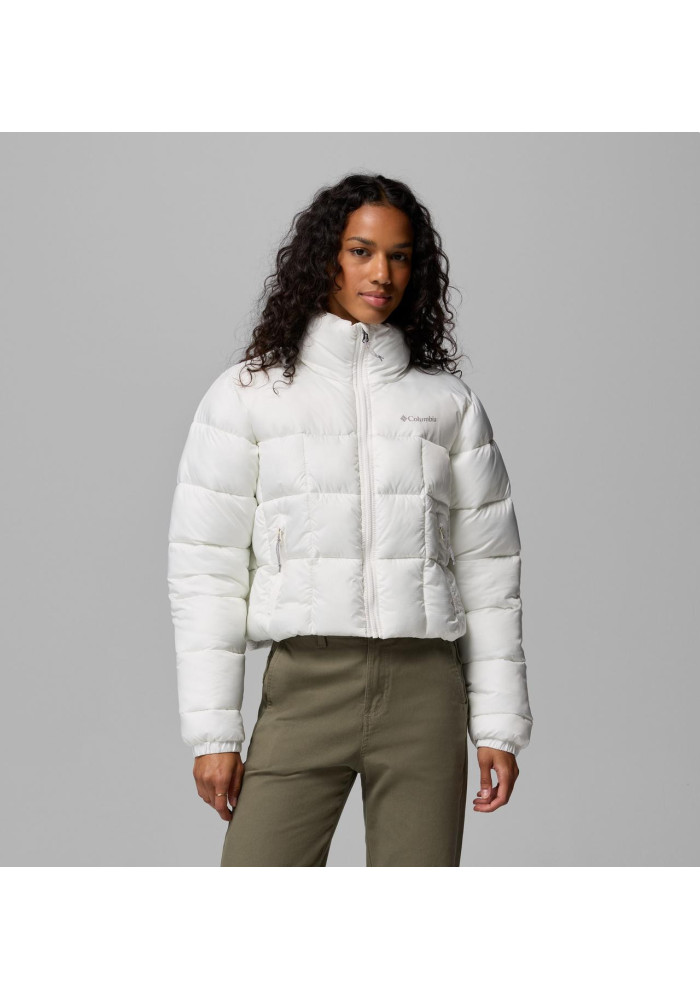 Γυναικείο κοντό φουσκωτό μπουφάν Columbia Puffect™ III Cropped Puffer Jacket με ψηλό γιακά και μόνωση Thermarator™