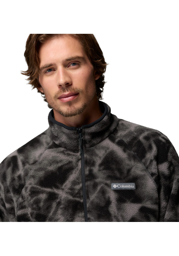 Columbia Timber Crest MTR Printed Half Zip Ανδρικό Sherpa Fleece | tokatlis.gr