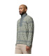 Ανδρική ζακέτα fleece Columbia Sequoia Grove™ II Printed Fleece Jacket με τύπωμα Black Wizard Island και όρθιο γιακά