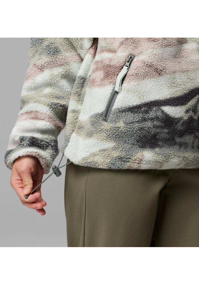 Columbia Helvetia II Sherpa Printed Γυναικείο Φούτερ Hoodie | tokatlis.gr
