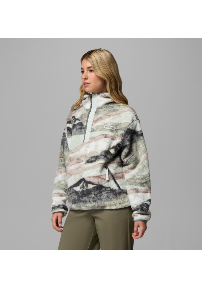 Columbia Helvetia II Sherpa Printed Γυναικείο Φούτερ Hoodie | tokatlis.gr