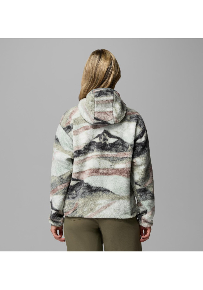 Columbia Helvetia II Sherpa Printed Γυναικείο Φούτερ Hoodie | tokatlis.gr