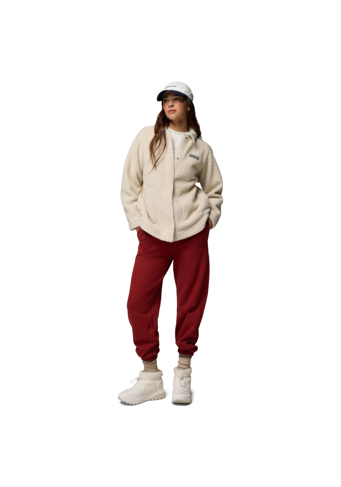 Columbia Panorama Sherpa Shirt Jacket Γυναικείο Fleece Πανωφόρι | tokatlis.gr