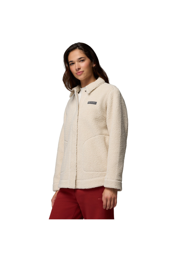Columbia Panorama Sherpa Shirt Jacket Γυναικείο Fleece Πανωφόρι | tokatlis.gr