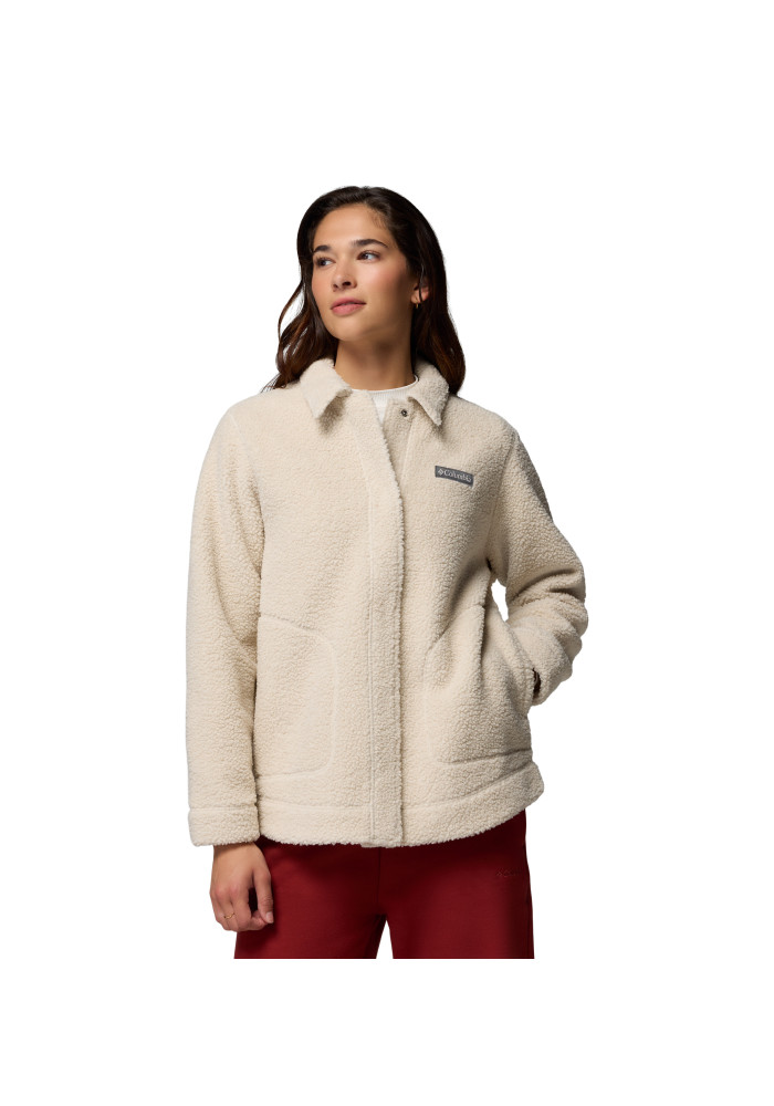Columbia Panorama Sherpa Shirt Jacket Γυναικείο Fleece Πανωφόρι | tokatlis.gr