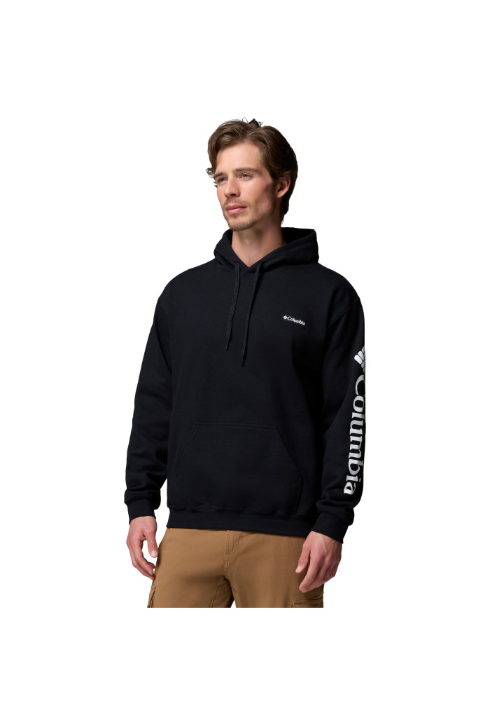 Ανδρικό φούτερ fleece Columbia Men's Oakwind™ Logo Hoodie με κουκούλα, τσέπη καγκουρό και τσέπη μανικιού