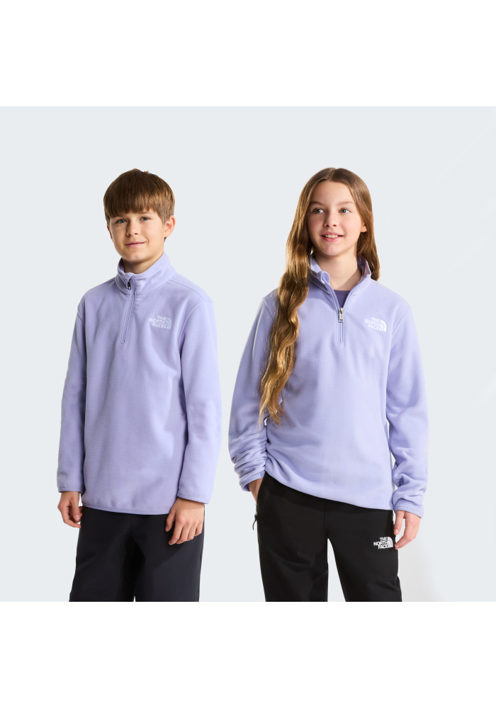 The North Face Teens Glacier 1/4 Zip Fleece Εφηβική Μπλούζα | tokatlis.gr