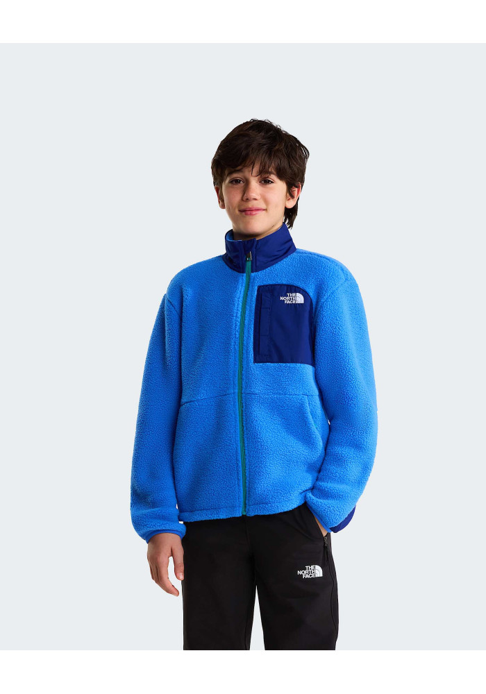 Παιδική ζακέτα fleece The North Face Boys’ Yumiori Off Peak Fleece Jacket με ενισχύσεις WindWall™ και τσέπη στήθους
