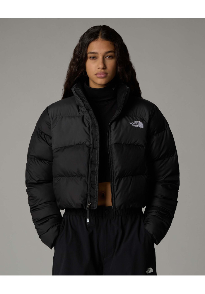 The North Face Cropped Saikuru Γυναικείο Κοντό Μπουφάν WindWall Ecofluff | tokatlis.gr