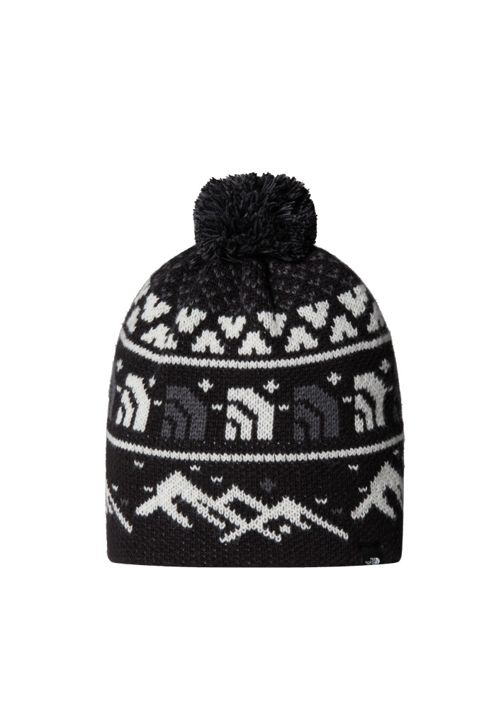 The North Face Cabin Ski Tuke Unisex Πλεκτός Σκούφος με Αποσπώμενο Πον-Πον | tokatlis.gr