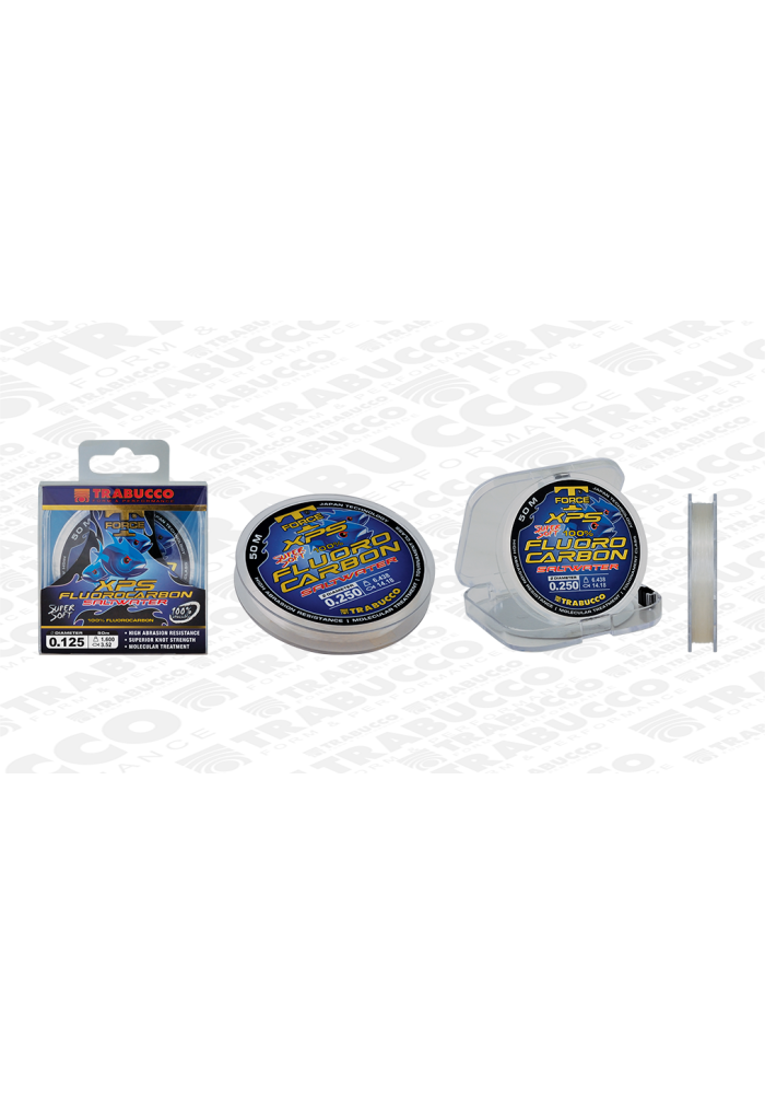 Πετονιά Trabucco T-Force XPS Fluorocarbon Saltwater 50m Αόρατη | tokatlis.gr