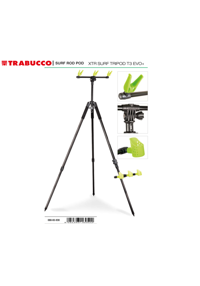 Trabucco Βάση Καλαμιών XTR SURF TRIPOD T3 EVO+ | tokatlis.gr