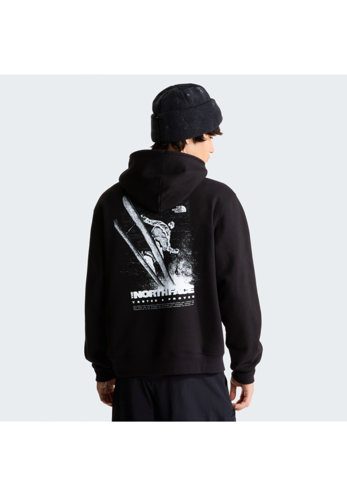 Unisex Φούτερ The North Face Tested And Proven Relaxed Hoodie Μαύρο | tokatlis.gr