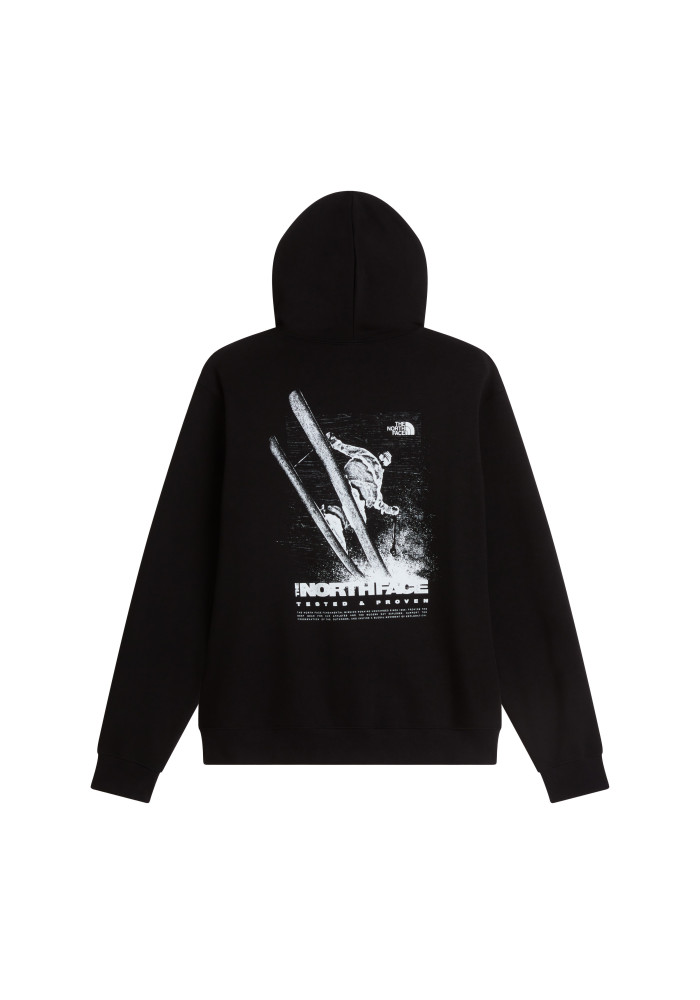 Unisex Φούτερ The North Face Tested And Proven Relaxed Hoodie Μαύρο | tokatlis.gr