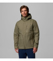 Columbia Ανδρικό Μπουφάν Pouring Adventure Waterproof Insulated Stone Green