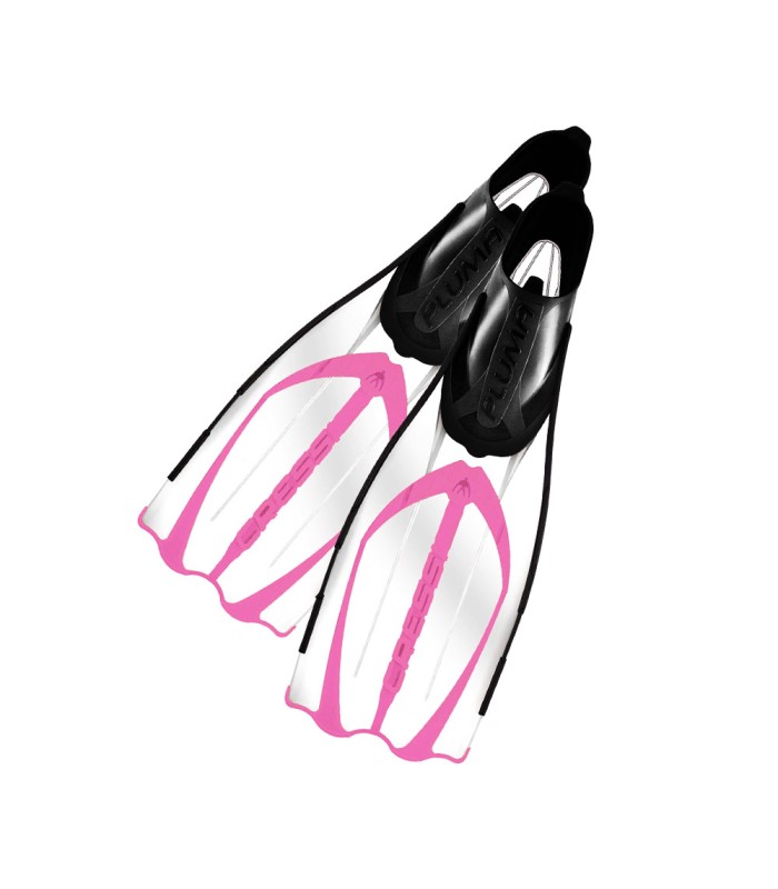Cressi Pluma Clear/Pink Fins - Πέδιλα
