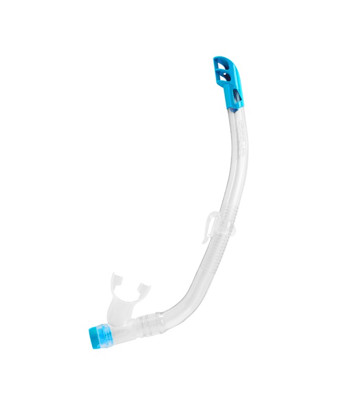 Cressi Top Silicone Snorkel Clear/Aquamarine - Αναπνευστήρας