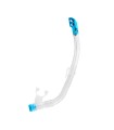 Cressi Top Silicone Snorkel Clear/Aquamarine - Αναπνευστήρας