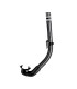 Cressi America Silicone Snorkel Black/Tube Black - Αναπνευστήρας