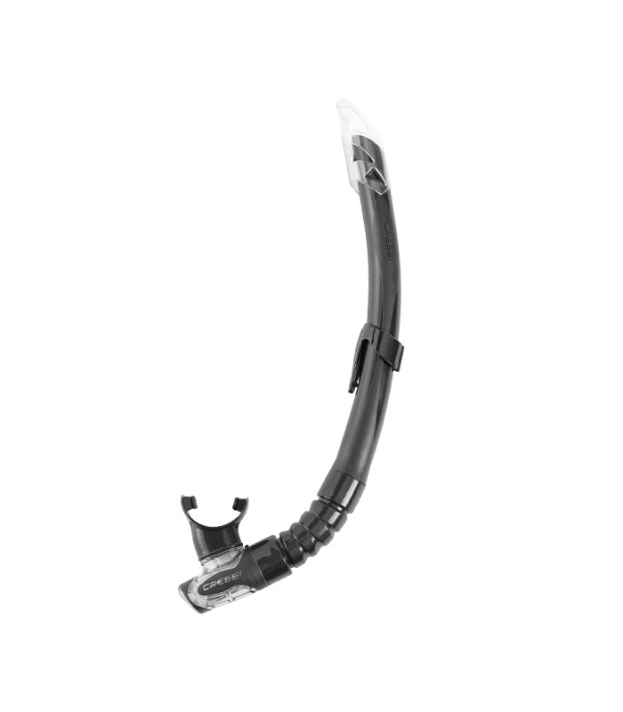 Cressi Gamma Silicone Snorkel Black/Tube Black - Αναπνευστήρας