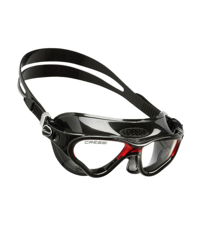 Cressi Cobra Swim Goggles Black/Frame Red - tokatlis.gr