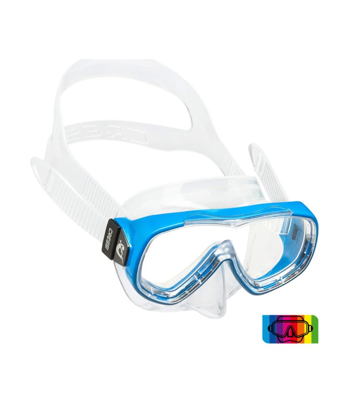 Cressi Piumetta Kid Silicone Mask Clear/Frame Assorted - tokatlis.gr